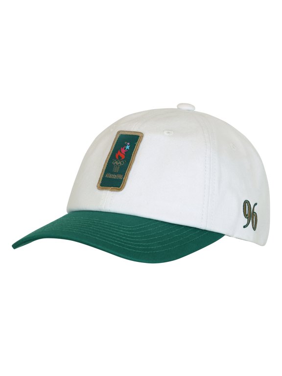 Men's Outerstuff White/Green Atlanta 1996 Summer Olympics Dad Adjustable Hat