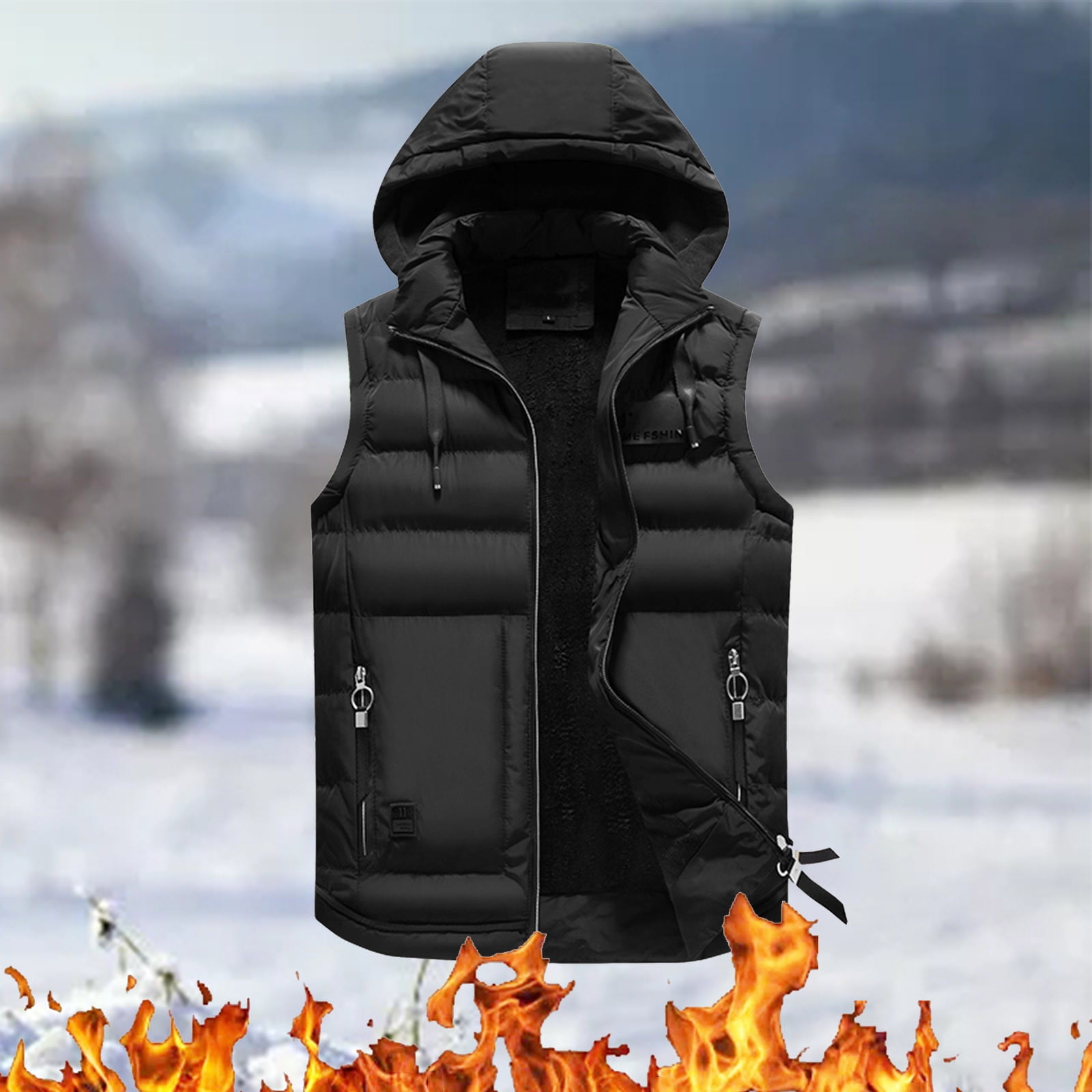 Hooded running vest discount