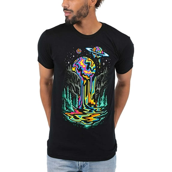 Men's Overflow Graphic Tees for Men S - 4XL