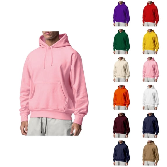 Men's Oversize Letter Print Hoodie Sweatshirt Long Sleeve Crewneck Loose Pullover Top for Fall Winter