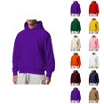 thumbnail image 1 of Men's Oversize Letter Print Hoodie Sweatshirt Long Sleeve Crewneck Loose Pullover Top for Fall Winter, 1 of 5
