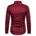 thumbnail image 1 of BVnarty Plaid Shirts for Men Oversized Casual Long Sleeved Plaid Shacket - Classic Checkered Pattern, Soft Cotton Fabric, Ideal for Daily Wear and Outdoor Activities, 1 of 3