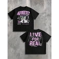 thumbnail image 1 of Grunge Hip Hop Streetwear Graphic  Men Women T-Shirt, 1 of 6