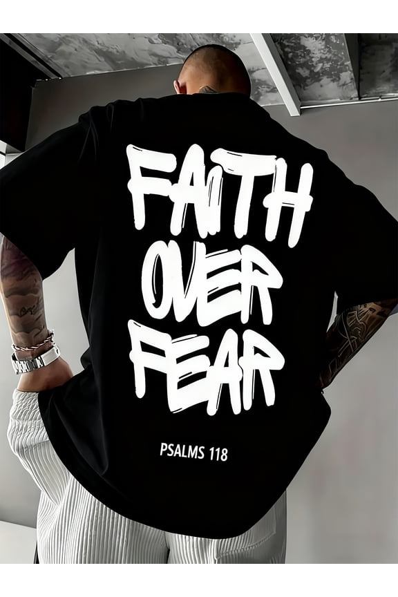 Men's Oversized Streetwear Gothic LA 69 Graphic T-Shirt