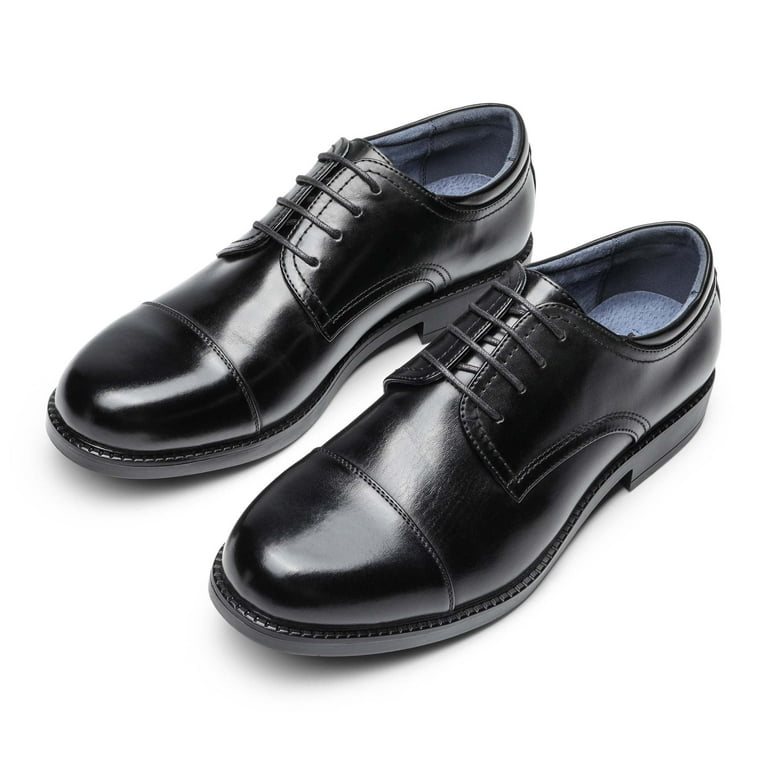 Derby Shoes Formal Black Shoes Amazon Men's Oxford Classic Lace Up