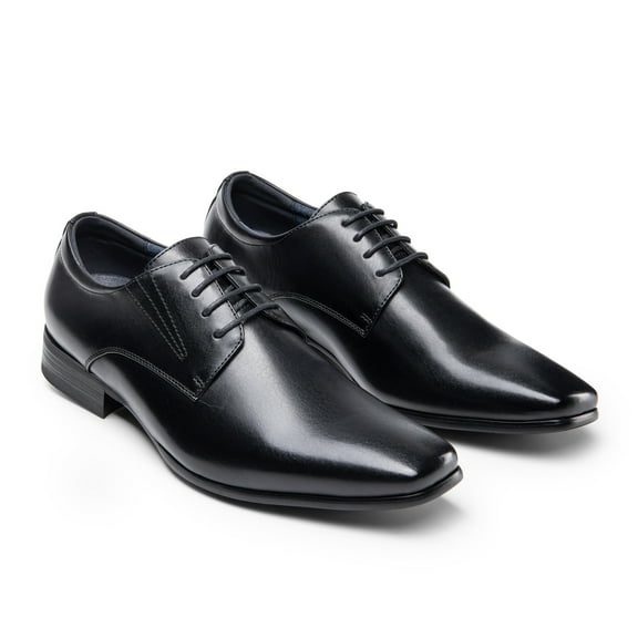 BURUDANI Classic Modern Formal Oxfords Lace Up Leather Lined Dress Shoes