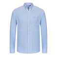 thumbnail image 1 of Men's Oxford Long Sleeve Button Down Shirt 60% Cotton Work Casual Shirt with Pocket Spring Fall Menswear Clothing, 1 of 10