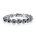 thumbnail image 1 of Men’s Oxidized Dragon Scale Link Bracelet | Stainless Steel 8.5” Bracelet | Fashion Jewelry for Men/Father’s Day, 1 of 6
