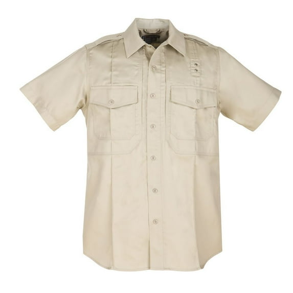 Men's PDU S/S Twill Class B Shirt Medium - Regular Silver Tan