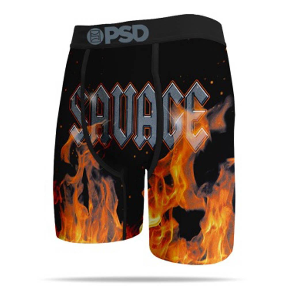 Flame Emoji Print Boxer