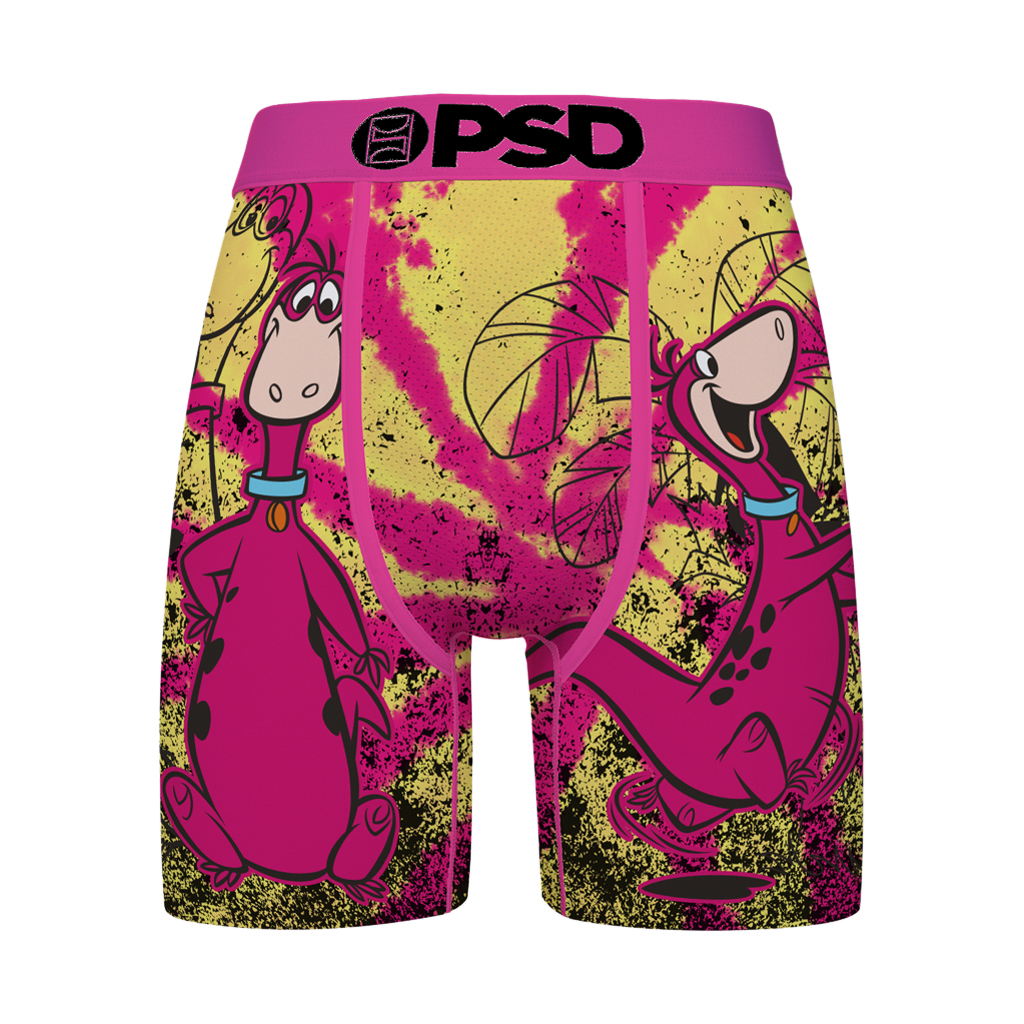Men's PSD Dino Vibes Yellow Boxer Briefs XL