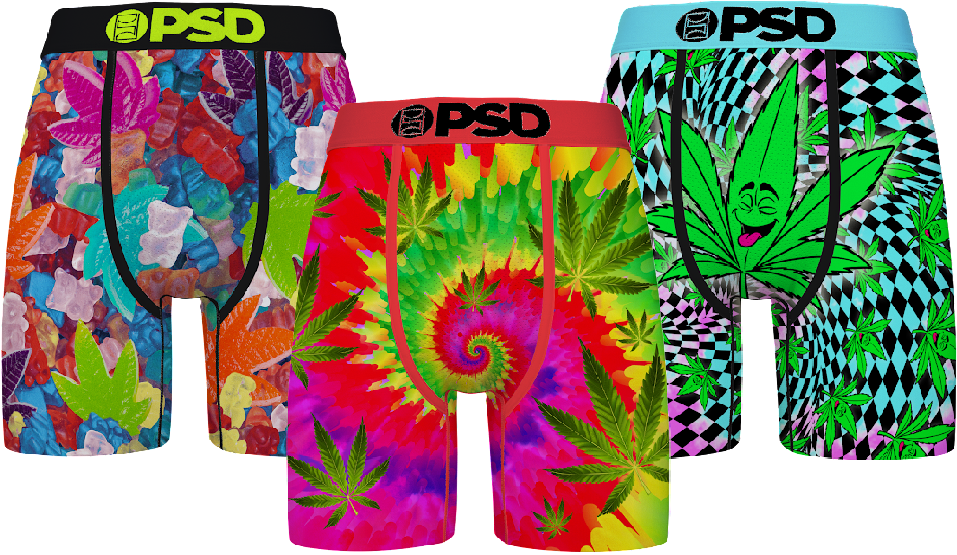 PSD Men's Summer High 3-Pack Boxer Briefs, Multi, XS, Multi | Summer High  3pk, X-Small