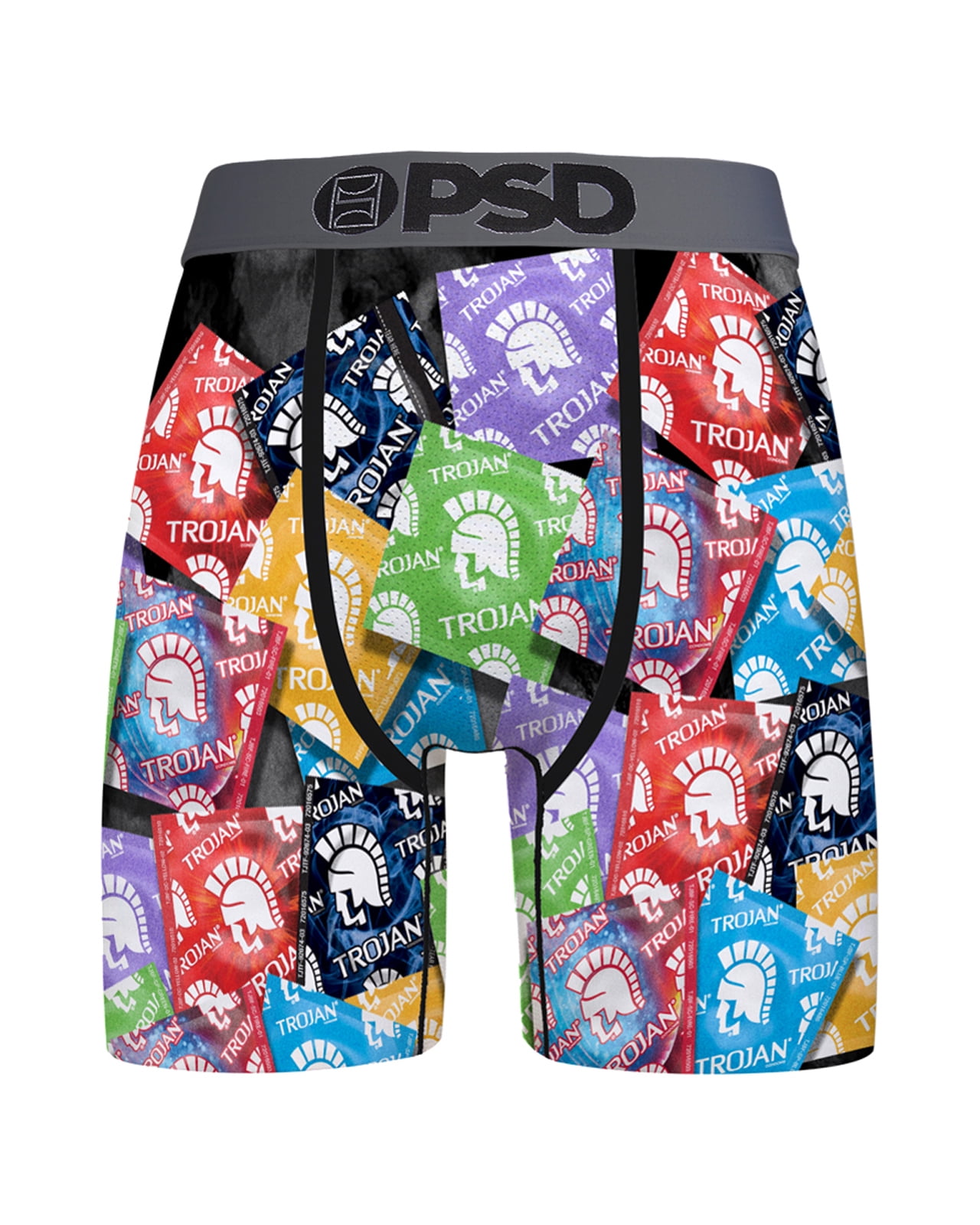 PSD Men's Dark Culture Boxer Briefs, Multi, S, Multi