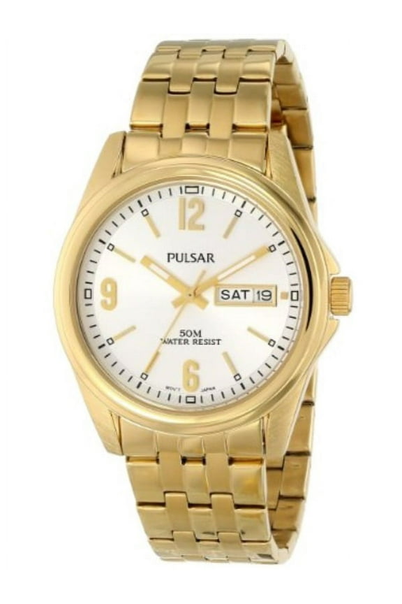 Men's PV3004 Analog Display Japanese Quartz Gold Watch