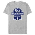 thumbnail image 1 of Men's Pabst Beer Blue Ribbon Logo Graphic Tee Athletic Heather Medium, 1 of 5