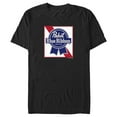thumbnail image 1 of Men's Pabst Blue Ribbon Frame Logo  Graphic Tee Black Small, 1 of 5