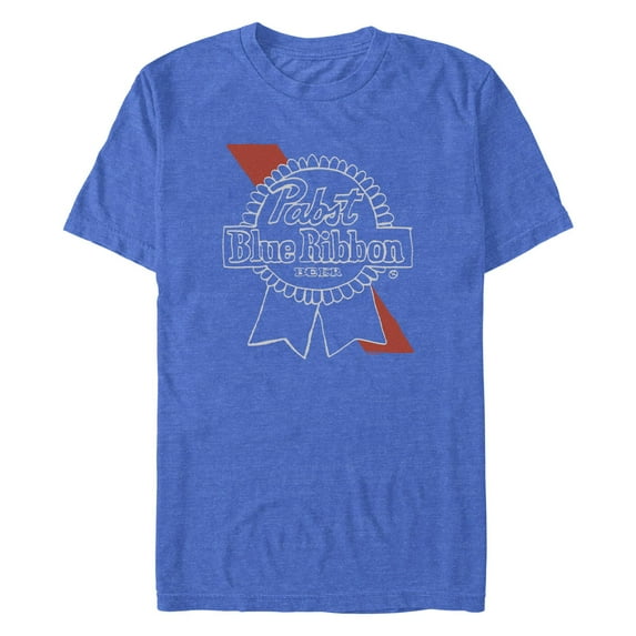 Men's Pabst Blue Ribbon Simple Ribbon Logo Graphic T-Shirt