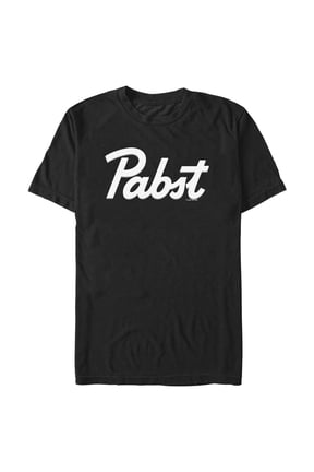 Men's Pabst Brewing Company Logo Graphic Tee Black X Large