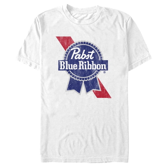 Men's Pabst Classic Logo Graphic Tee White Medium