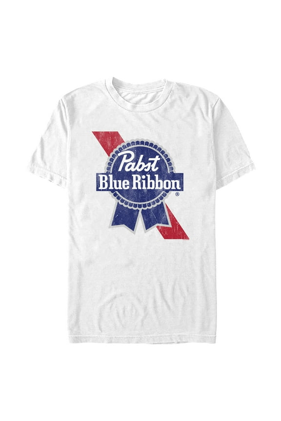 Men's Pabst Colored Logo Graphic Tee White 3X Large