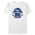 thumbnail image 1 of Men's Pabst Hops Blue Ribbon Logo  Graphic Tee White X Large, 1 of 5