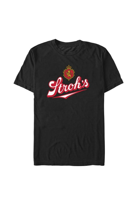 Men's Pabst Stroh's Official Logo Graphic T-Shirt