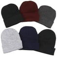 thumbnail image 1 of Men's Pack of 6 Soft Stretchy Beanies, 1 of 2