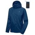 thumbnail image 1 of Men's Packable Rain Jacket Windbreaker Waterproof Lightweight XL, 1 of 7