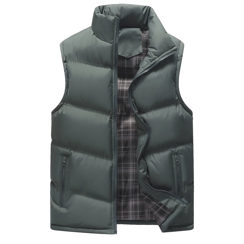 Men's Padded Down Vest Winter Casual Work Sports Travel Outdoor