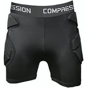 Men's Padded Football Protective Gear Set Training Shorts for Soccer Basketball Paintball Rib Protector