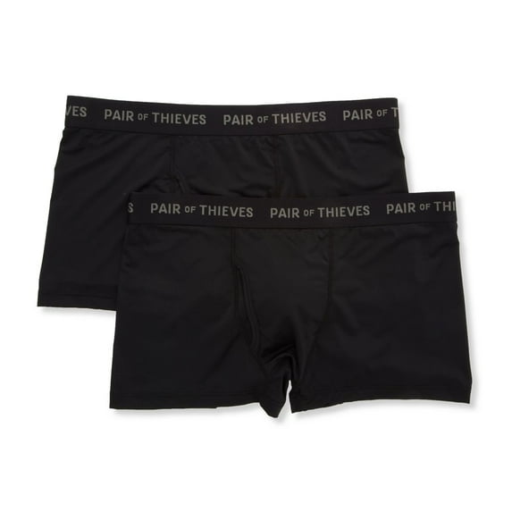 Men's Pair of Thieves 102269 Super Fit Trunk - 2 Pack (Black L)