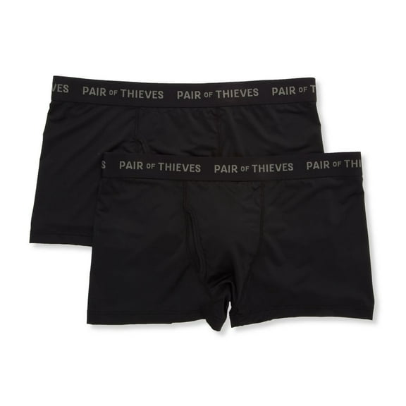 Men's Pair of Thieves 102269 Super Fit Trunk - 2 Pack (Black L)