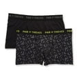 thumbnail image 1 of Men's Pair of Thieves 102269 Super Fit Trunk - 2 Pack (Scribble/Black S), 1 of 1