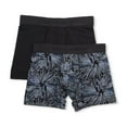 thumbnail image 1 of Men's Pair of Thieves 104112 Hustle Boxer Brief - 2 Pack (Breaking Plates/Black L), 1 of 1