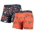 thumbnail image 1 of Men's Pair of Thieves Orange/Navy Detroit Tigers Super Fit 2-Pack Boxer Briefs Set, 1 of 5