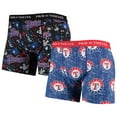 thumbnail image 1 of Men's Pair of Thieves Royal/Black Texas Rangers Super Fit 2-Pack Boxer Briefs Set, 1 of 5