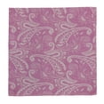 thumbnail image 1 of Men’s Paisley Bouquet Formal Satin Pocket Square by Spencer J’s Signature Satin Collection, 1 of 1