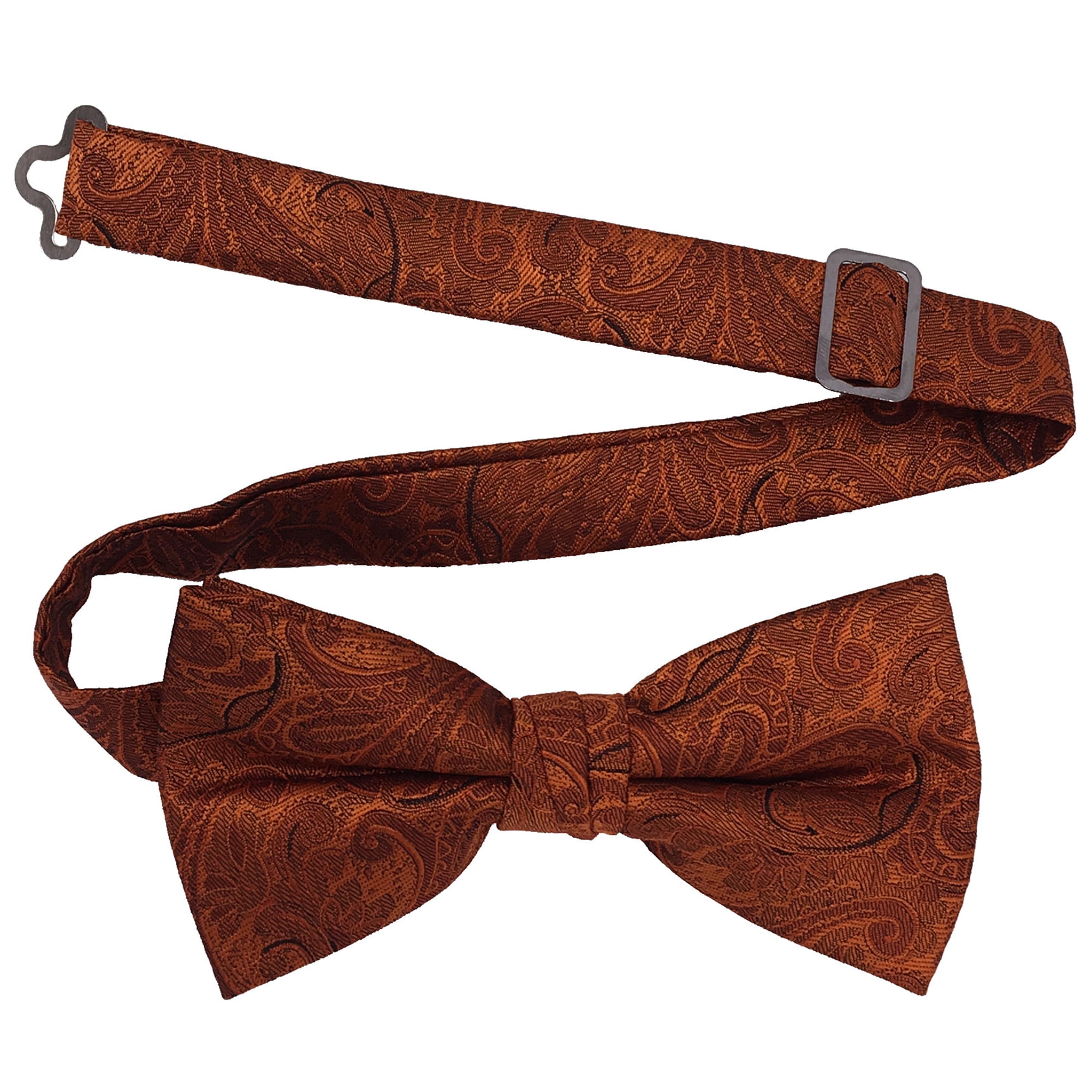 Spencer J's Men's Vest & Bow Tie Set - Satin Formal Wear With Adjustable Fit