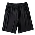 thumbnail image 1 of Men's Pajama Bottoms Lounge Sleep Shorts Lightweight Soft Comfortable Breathable Pajamas Shorts with Pockets Size 3XL, 1 of 6