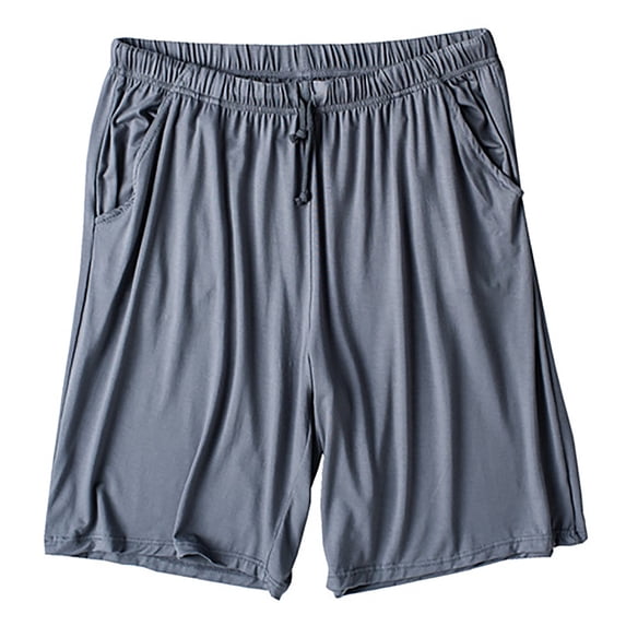 Men's Pajama Bottoms Lounge Sleep Shorts Lightweight Soft Comfortable Breathable Pajamas Shorts with Pockets Size 3XL