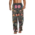 thumbnail image 1 of Men's Pajama Pant (No Pockets) Lounge Sleep Pant Relaxed Fit Printed Pajama Bottoms, Size S-2XL, 1 of 7
