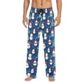 thumbnail image 1 of Men's Pajama Pants Christmas Tree Snowman Cotton Long Sleepwear Lounge Pants S, 1 of 7