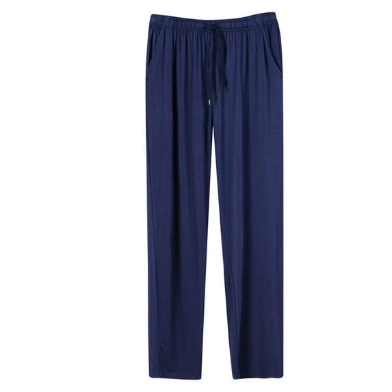 Men's Pajama Pants Home Thin Elongated Oversized Casual Loose Sports Pj Pants for Men