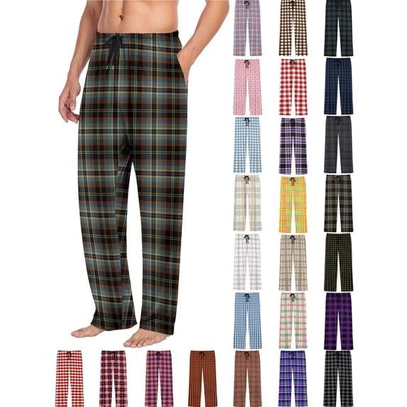 Men's Pajama Pants Lightweight Pjs Bottoms Sleepwear Bottom Pants With Pocket Drawstring,1 Pack Dark Gray M