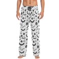 thumbnail image 1 of Men's Pajama Pants Men's Pajama Bottoms Home Sleeping Pants Loose Fitting Style XL Black Halloween Elements, 1 of 7