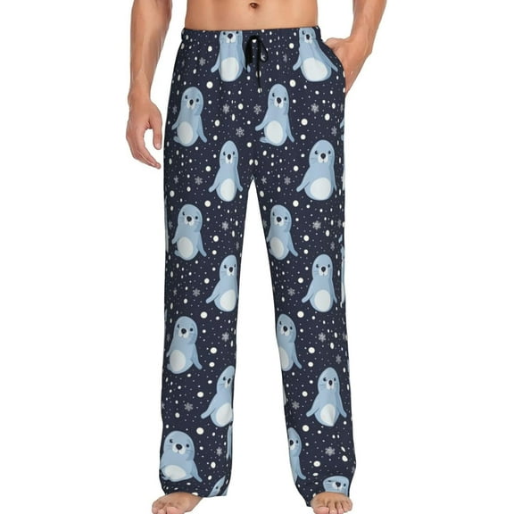 Men's Pajama Pants Pjs Bottoms With Pockets Sleep Lounge Pants For Men
