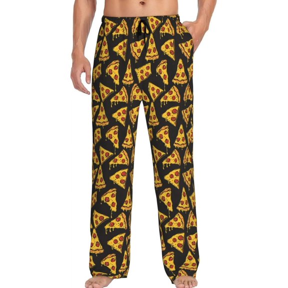 Men's Pajama Pants Pjs Bottoms With Pockets Sleep Lounge Pants For Men