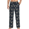 thumbnail image 1 of Men's Pajama Pants Pjs Bottoms With Pockets Sleep Lounge Pants For Men, 1 of 7
