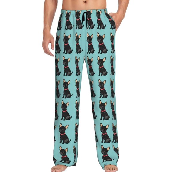 Men's Pajama Pants Pjs Bottoms With Pockets Sleep Lounge Pants For Men