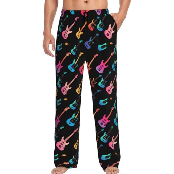 Men's Pajama Pants Pjs Bottoms With Pockets Sleep Lounge Pants For Men